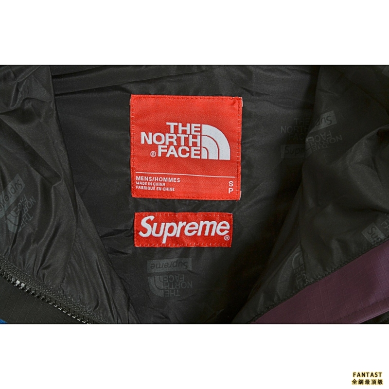 Supreme 18FW TNF Expedition Jacket 聯名拼色衝鋒衣