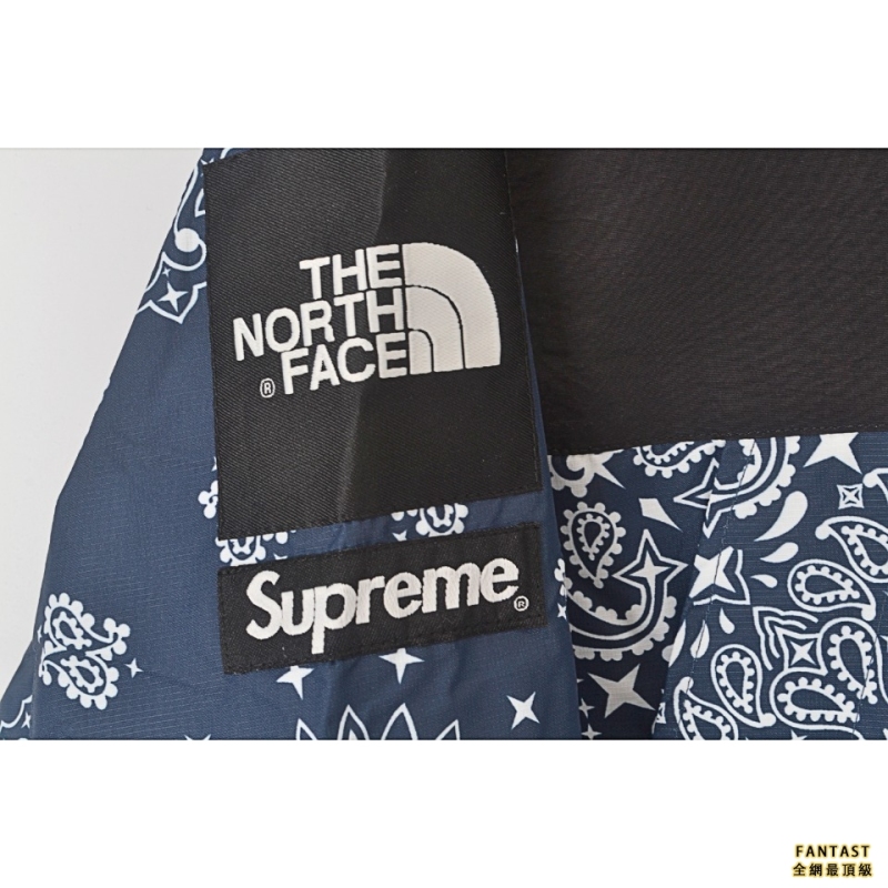 Supreme X The North Face bandana jacket 北面聯名腰果花衝鋒衣