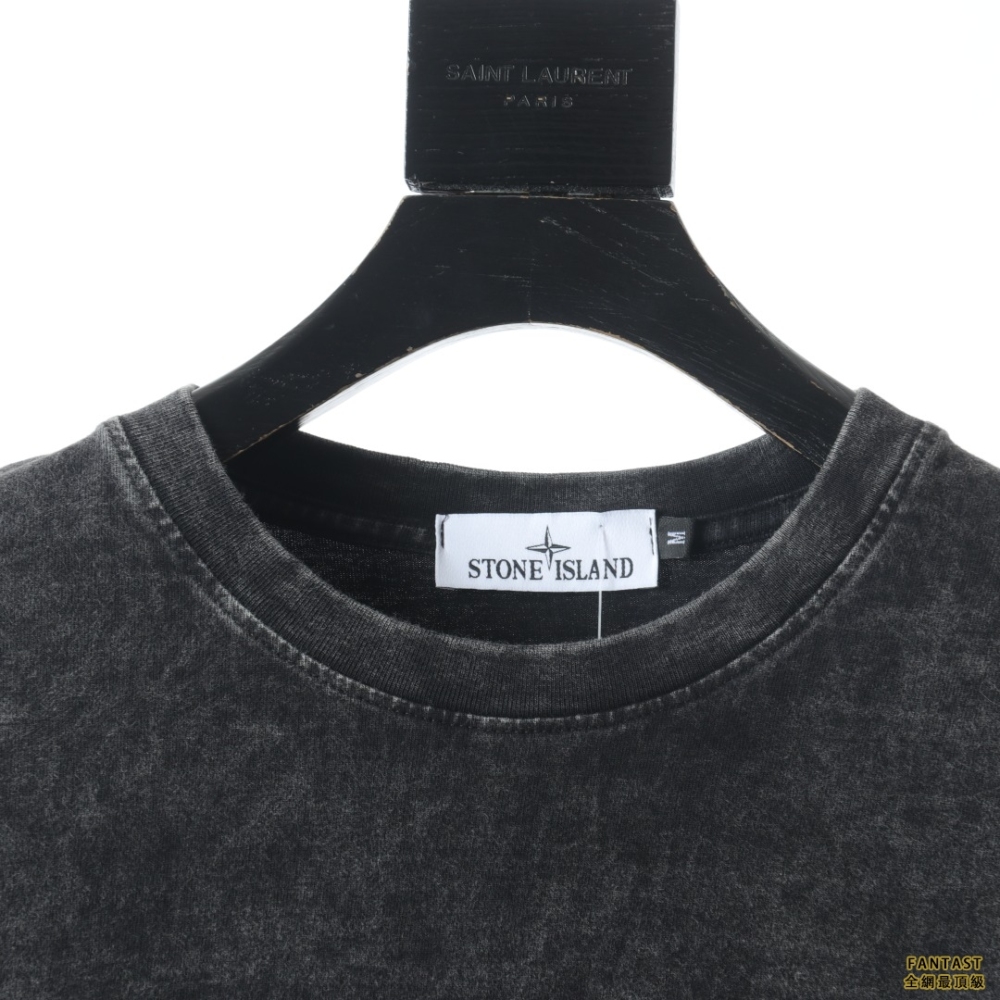 ​​​​​​​STONE ISLAND石頭島 經典刺繡徽章高街水洗長袖衛衣