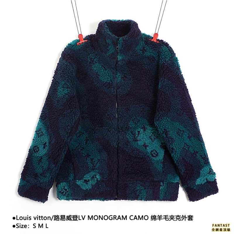 Louis vitton/路易威登LV MONOGRAM CAMO 綿羊毛夾克外套