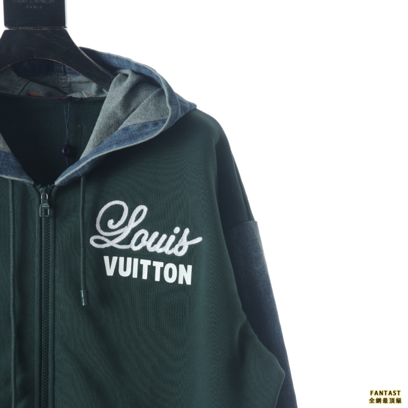 Louis Vuitton 22FW 拼接連帽夾克外套