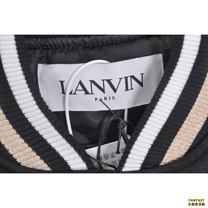Lanvin/浪凡 22Fw 編織飄帶口袋工裝夾克外套