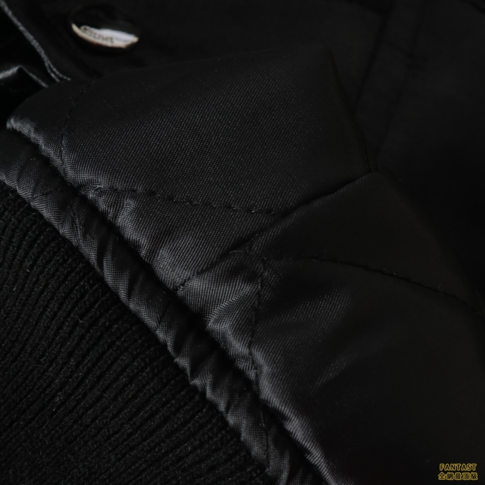 CELINE賽琳CE 22FW 緞面錦綸飛行員夾克棉服外套