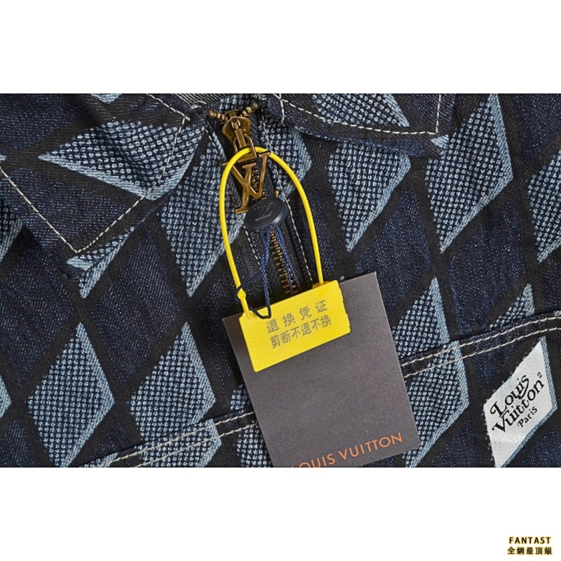 Louis Vuitton/路易威登 LV 2022 格紋菱形牛仔外套