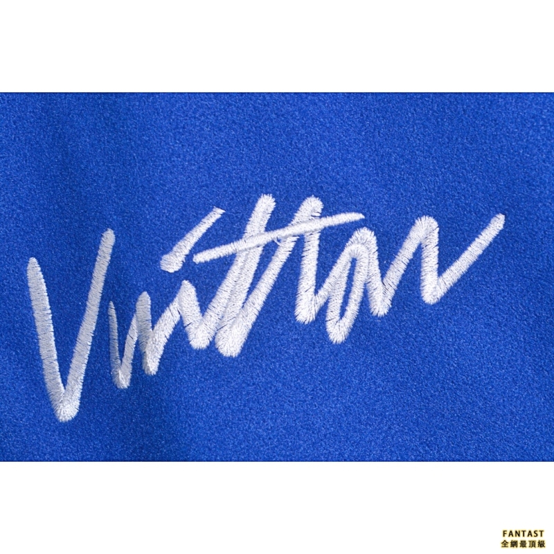 Louis Vuitton/路易威登 LV 22FW 皮袖拼接棒球服夾克外套