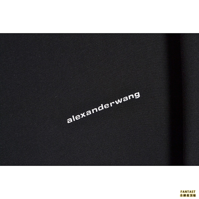 Alexander Wang 22ss 大王小字母印花长袖T恤