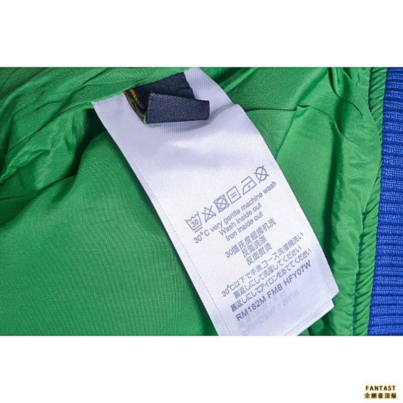 Louis Vuitton/路易威登 LV 22FW 皮袖拼接棒球服夾克外套