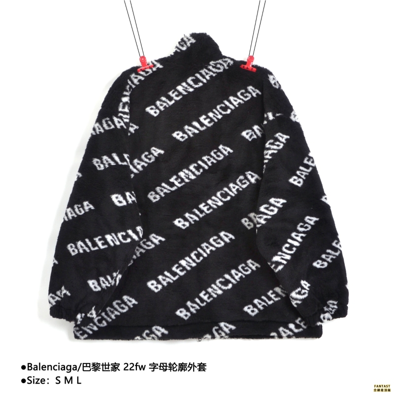 Balenciaga/巴黎世家 22fw 字母輪廓外套