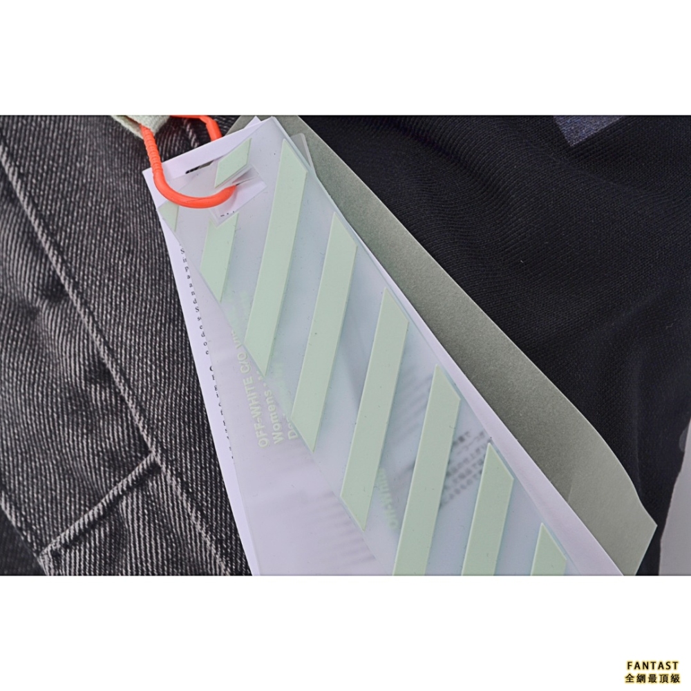 OFF WHITE C/O VIRGIL 19FW 莫奈油画印花箭头印花牛仔外套