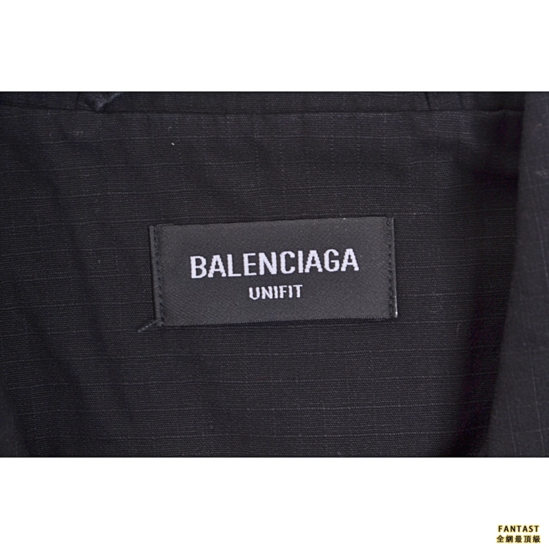 Balenciaga/巴黎世家 22Fw 基礎多口袋水洗工裝夾克外套