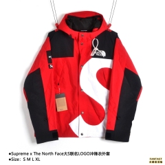 Supreme x The North Face大S聯名LOGO衝鋒衣外套