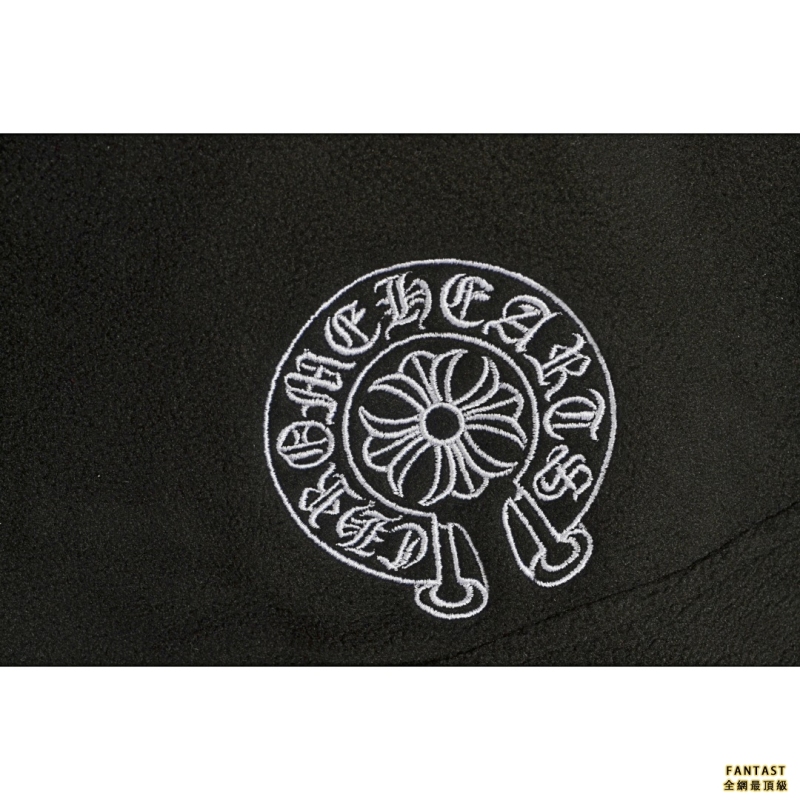 Chromehearts/克羅心 馬蹄刺繡搖粒絨立領外套