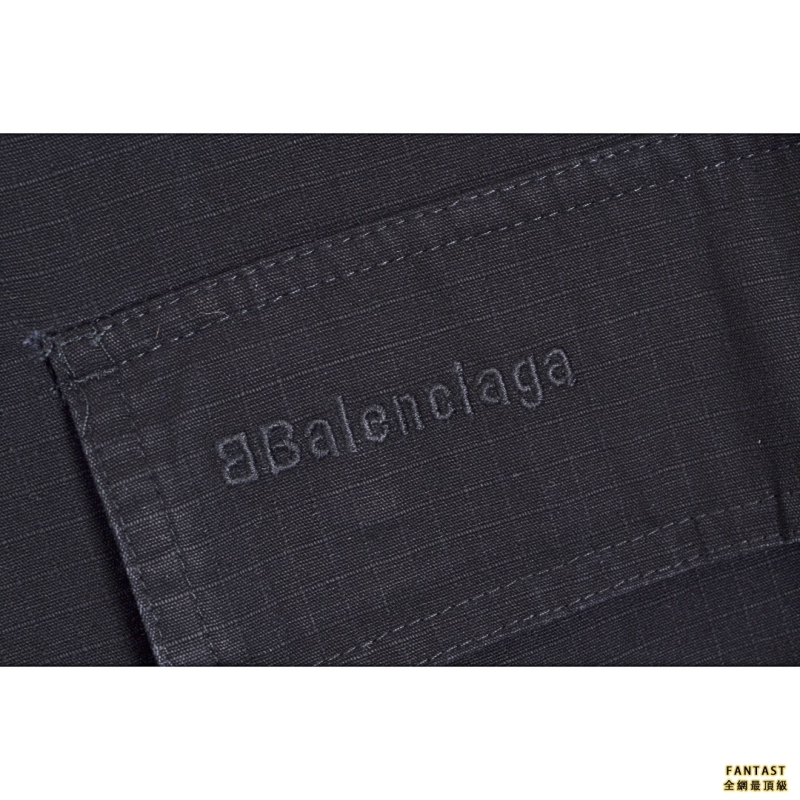 Balenciaga/巴黎世家 22Fw 基礎多口袋水洗工裝夾克外套