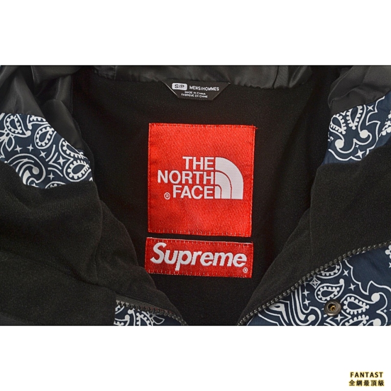Supreme X The North Face bandana jacket 北面聯名腰果花衝鋒衣