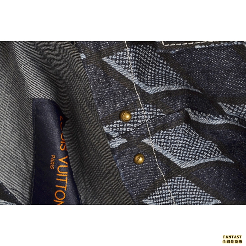 Louis Vuitton/路易威登 LV 2022 格紋菱形牛仔外套