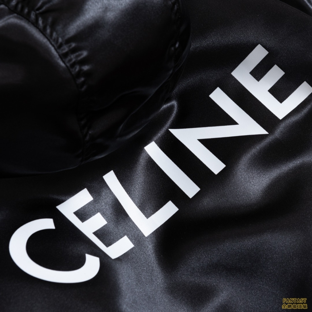 CELINE •緞面錦綸飛行員夾克