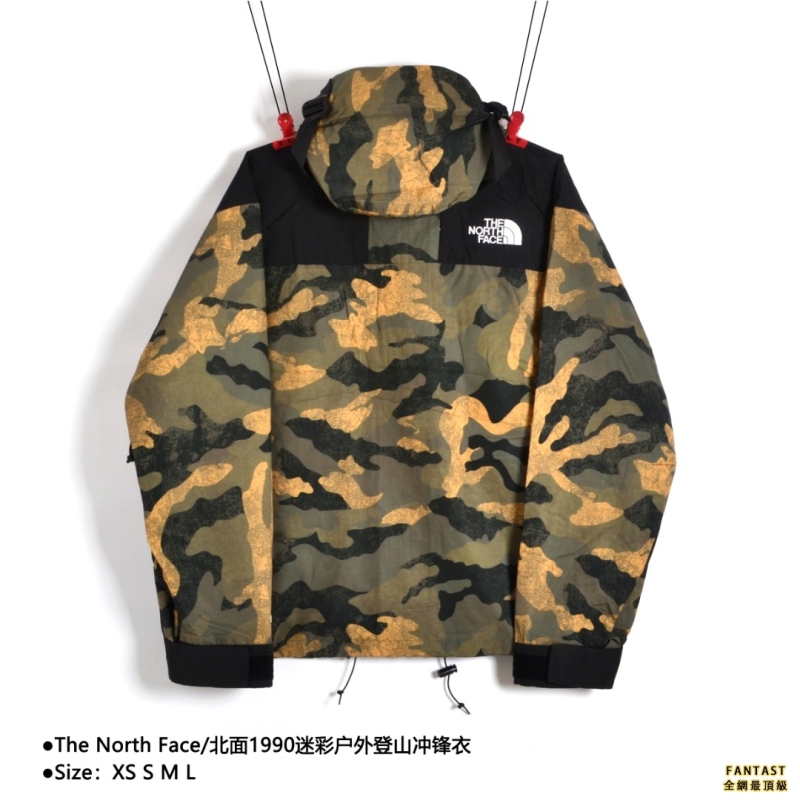 The North Face/北面1990迷彩戶外登山衝鋒衣 