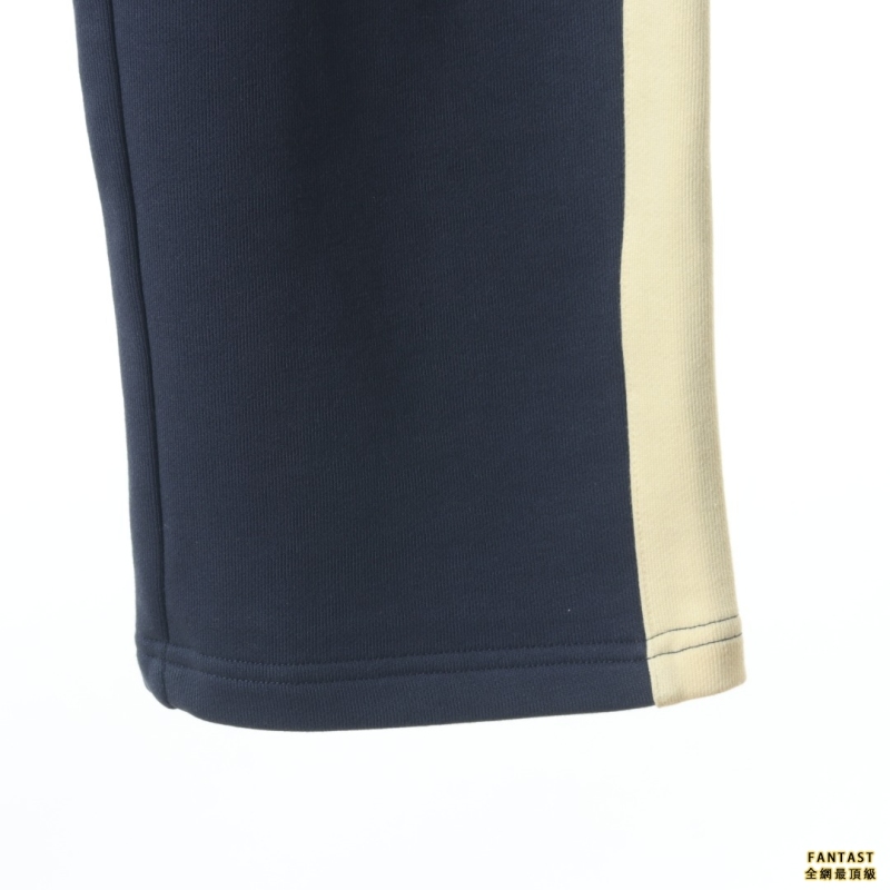 Balenciaga/巴黎世家 2022新款拼色鎖扣Logo直筒休閑褲