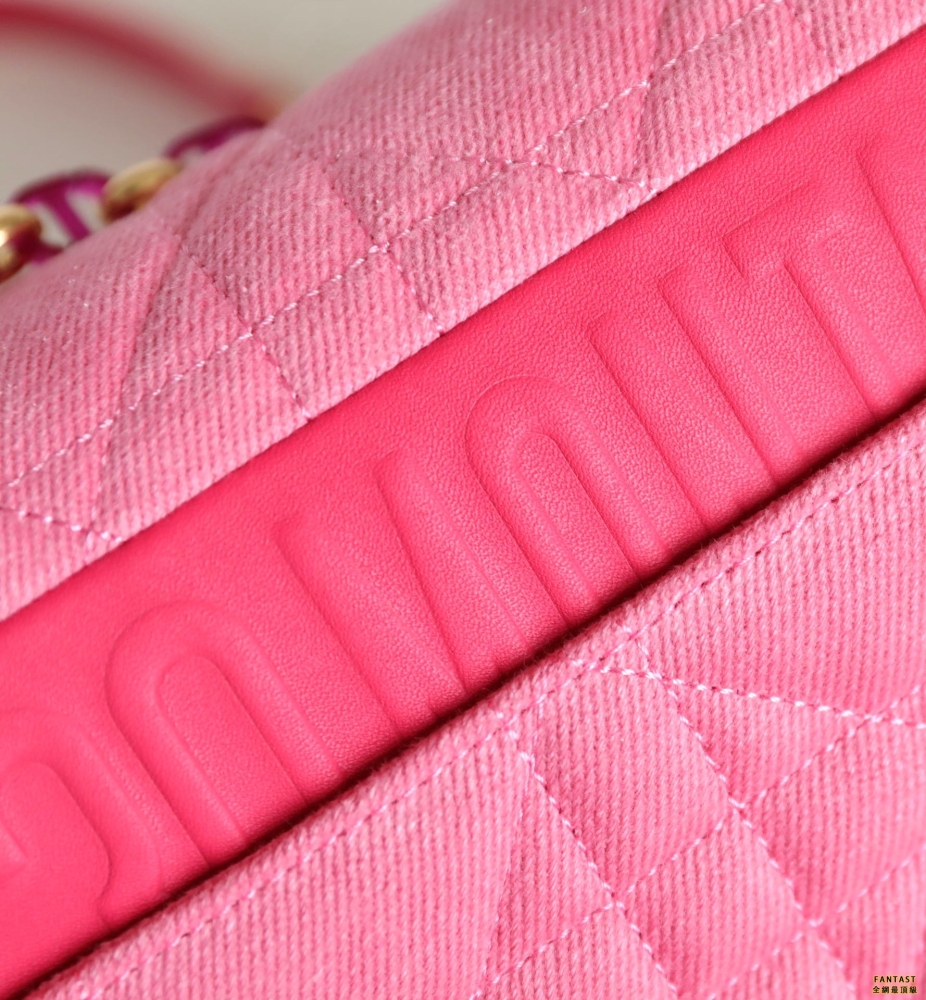 Dior迪奧 caro 牛仔粉色