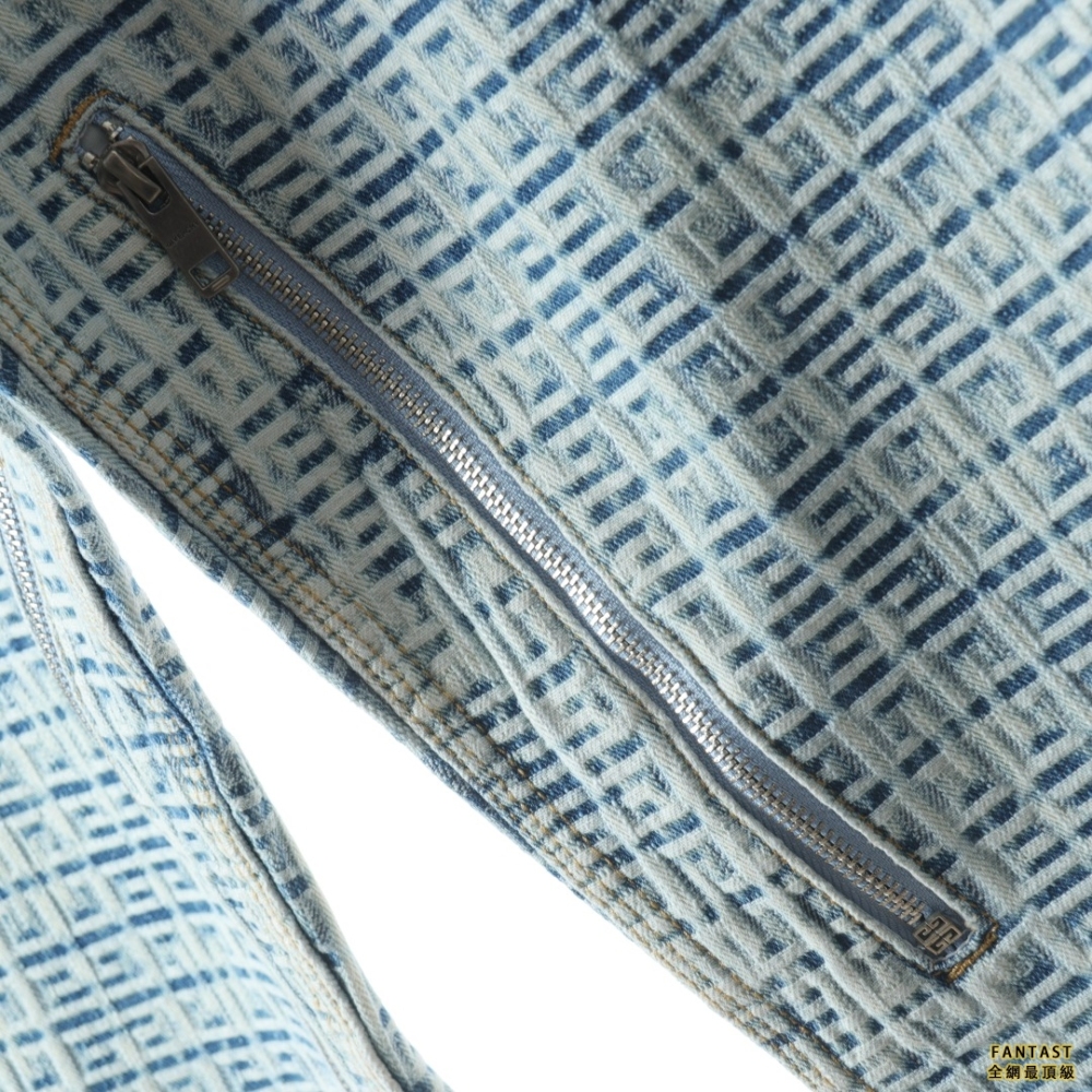 Givenchy紀梵希GVC 22FW 4G水洗提花牛仔褲