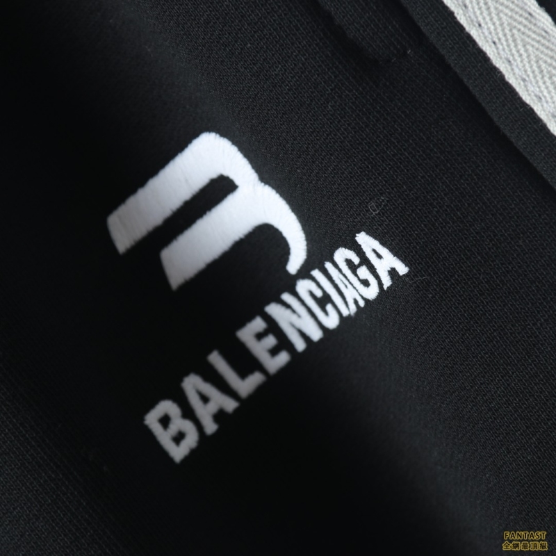 ​​​​​​​Balenciaga巴黎世家 側邊織帶刺繡Logo直筒長褲 