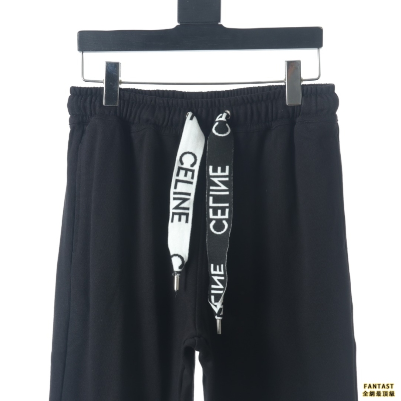 CELINE/賽琳 22FW 織帶字母logo運動休閒褲