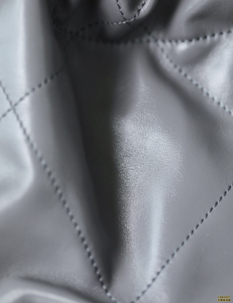 Chanel 22s|  灰色/金字  22bag 小號