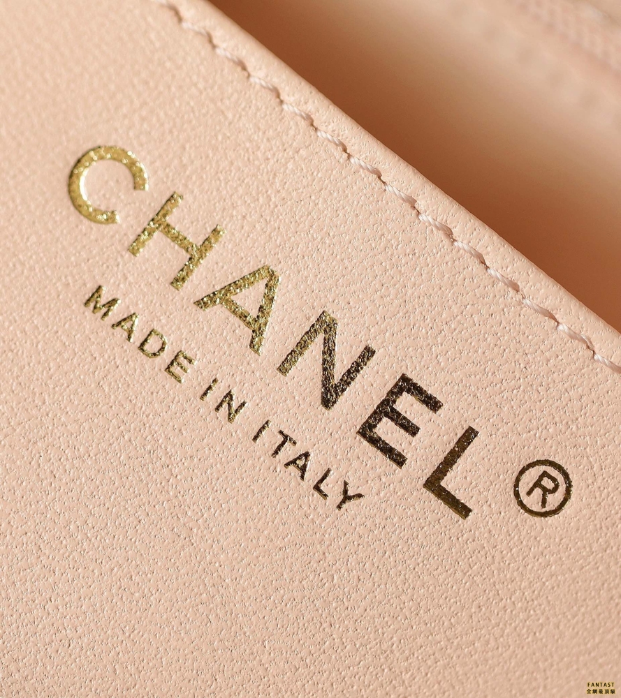 CHANEL Square mini口蓋包 淺奶茶 