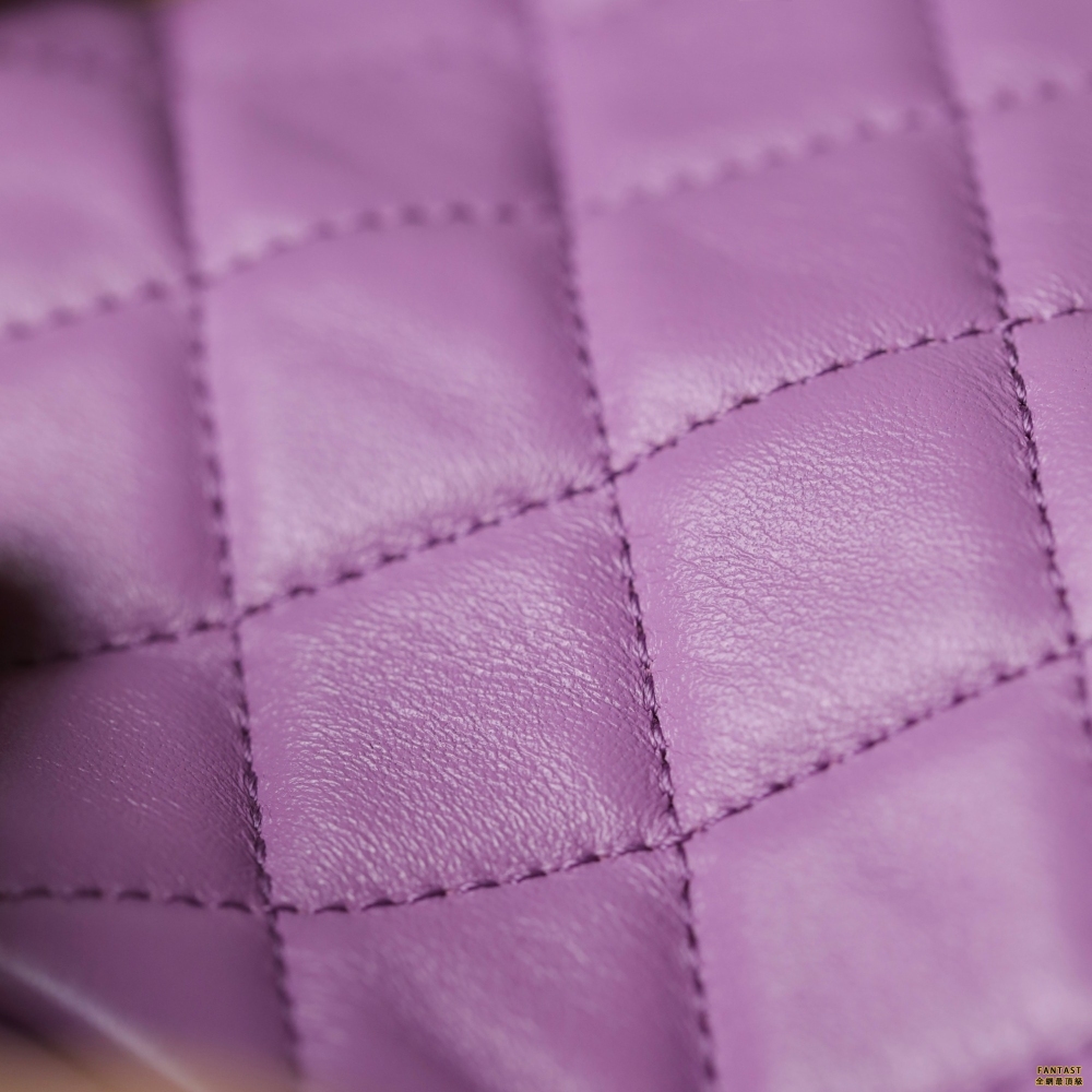 CHANEL 編制金球包 22s 紫色