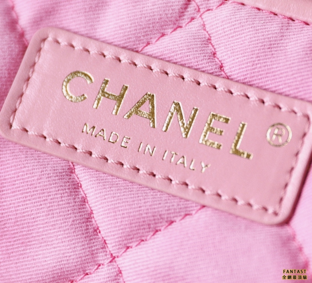 Chanel 22s|  粉色金扣 22bag小號