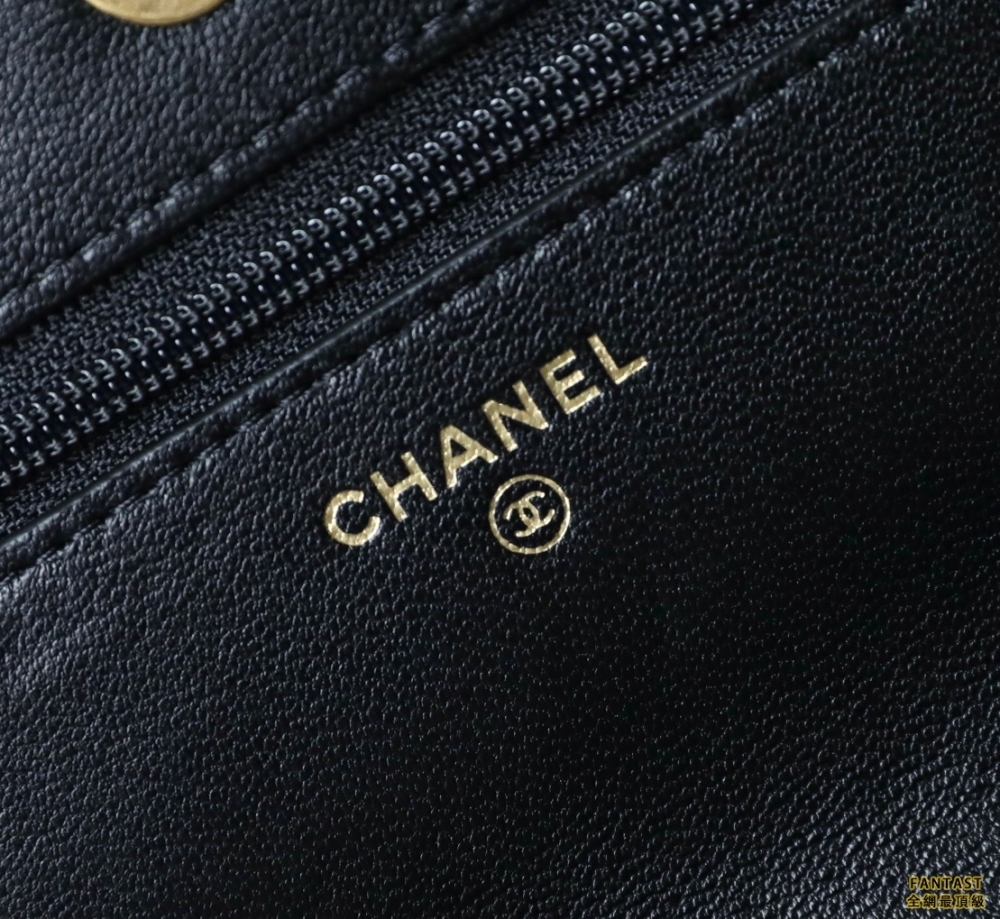 CHANEL22c早春新款 多色拼接鏈條19WOC黑金