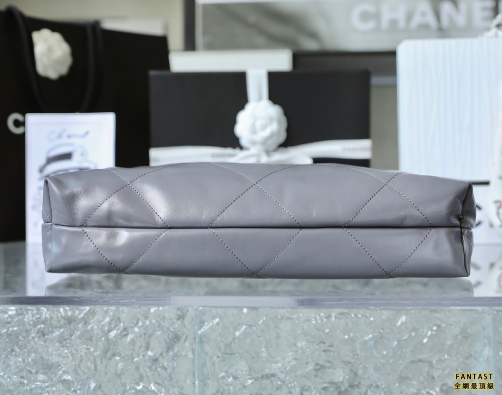 Chanel 22s|  灰色/金字  22bag 中號