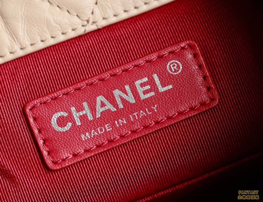 Chanel流浪雙肩包  黑/杏  gabrielle