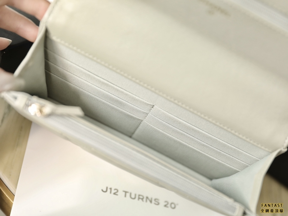 CHANEL22c早春新款 最新啞銀扣19WOC淺灰