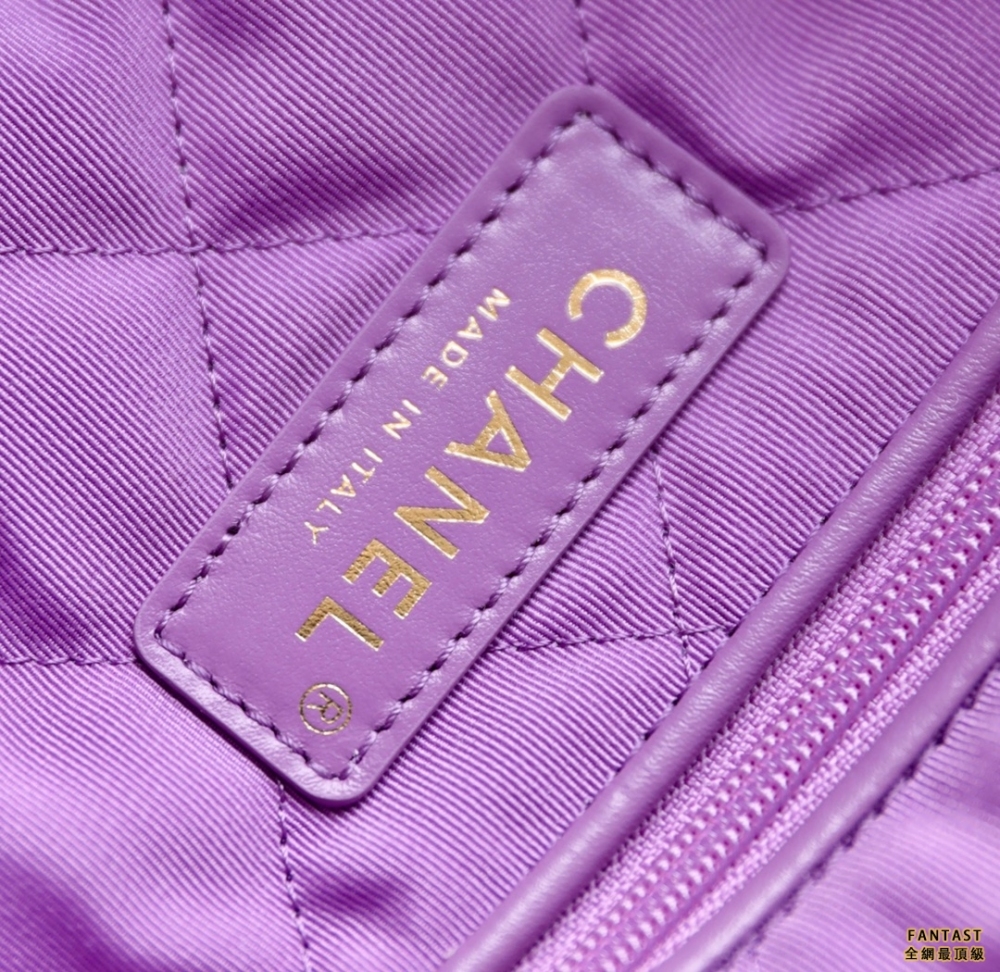 Chanel 22s丨紫色/金字 22bag中號