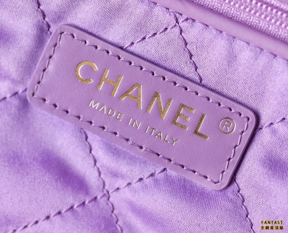 Chanel 22s|  紫色/金字  22bag 小號