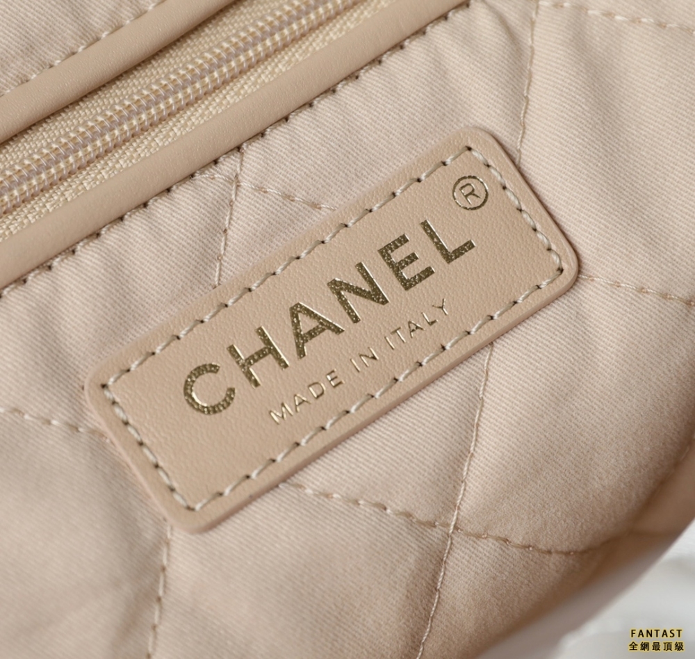 Chanel 22s|  白色金扣 22bag中號