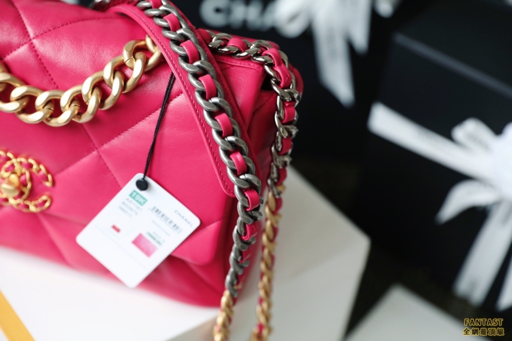 Ohanel 19手袋口蓋包【深粉】 最最...火爆必敗19系列最新色系