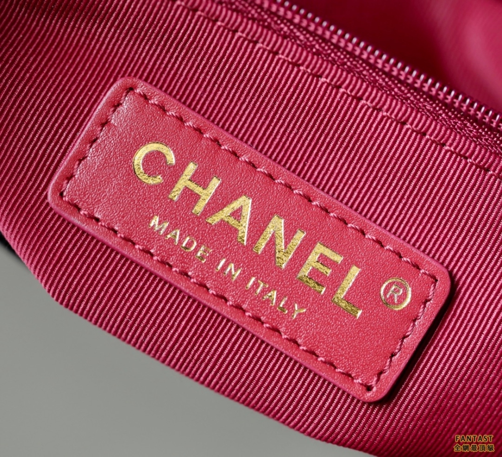 Chanel 22A手工坊｜ 金幣鏈條口蓋包 大mini黑色