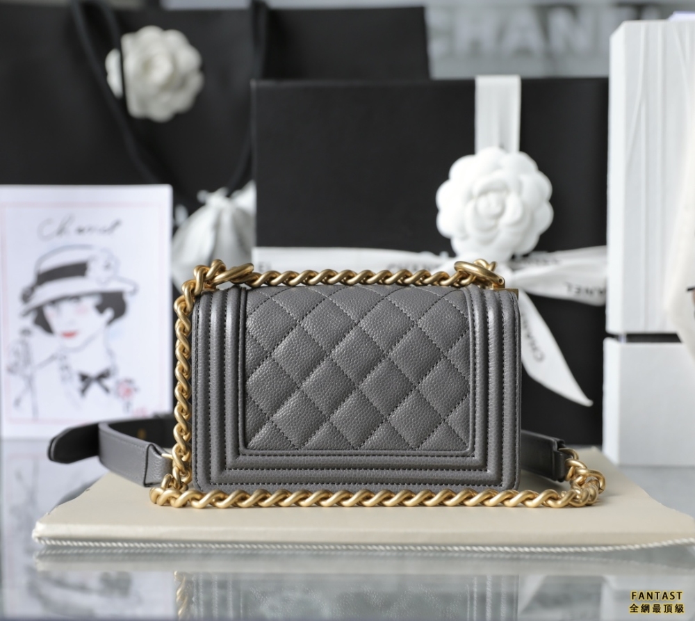 Chanel 22s｜春夏 當季最愛Mini Leboy大象灰