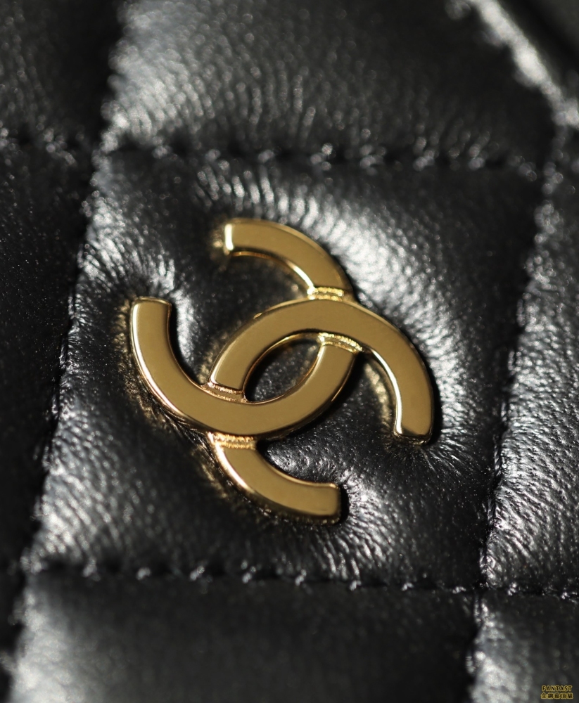 CHANEL CLASSIC 翻蓋零錢包 經典卡夾 細膩羊皮黑金