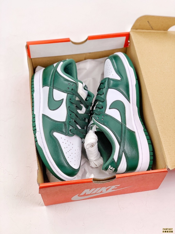 nike dunk low 「team green」 密歇根白綠