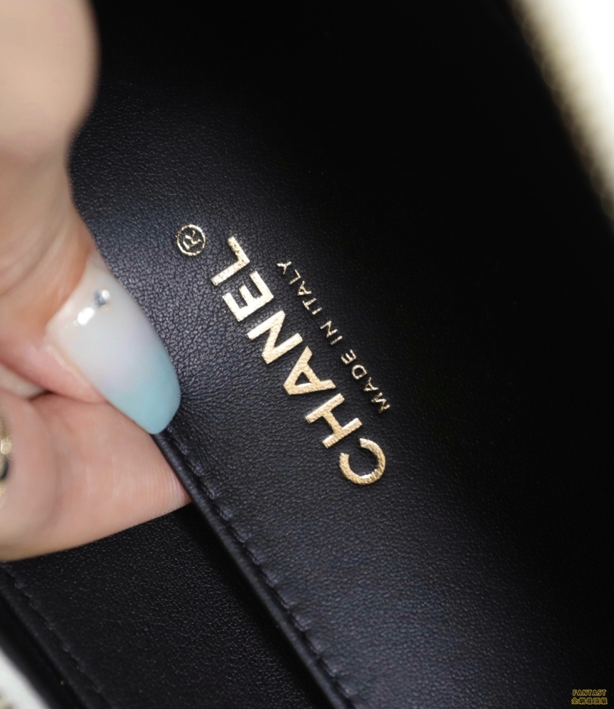 Chanel 22s相機包 小號 Vanity case手柄相機包 白色 