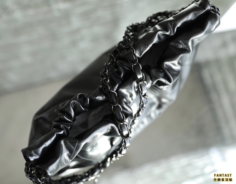 最新SoBlack22包 Chanel 22包購物袋  全黑