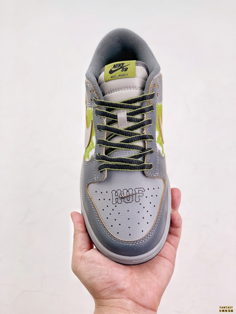 HUF x Nike SB Dunk Low 「Friends and Family」 灰綠紮染