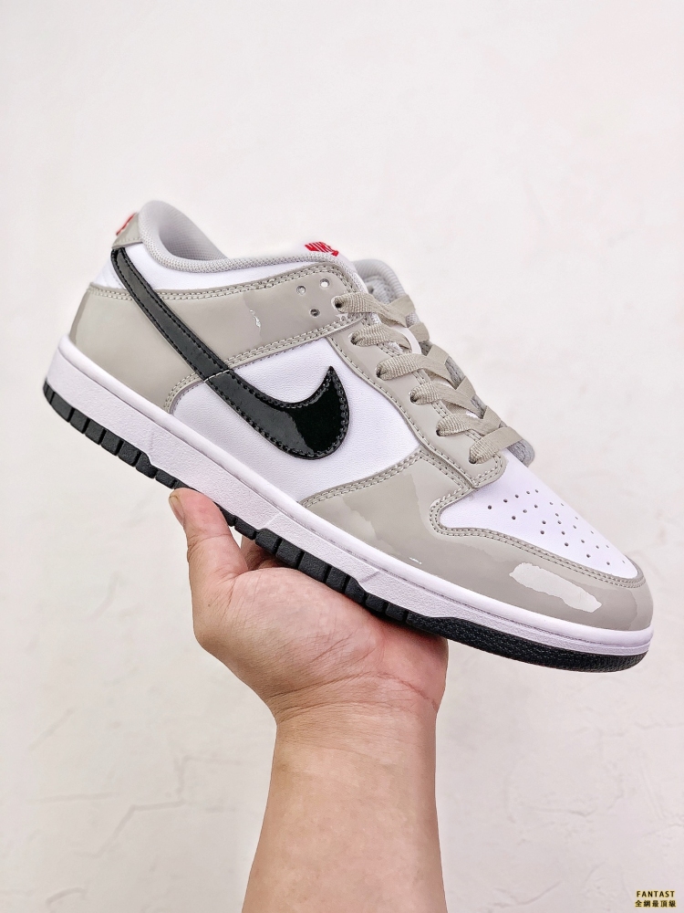 Nike Dunk Low 「Light lron Ore」 漆皮白灰