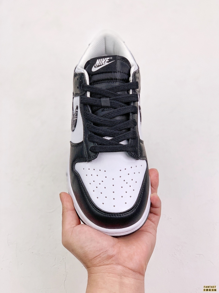 nike dunk low 「black paisley」 熊貓腰果花