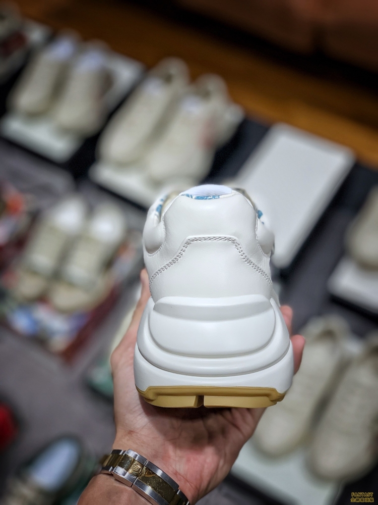 G家Rhyton 復古亮片印花圖案老爹鞋