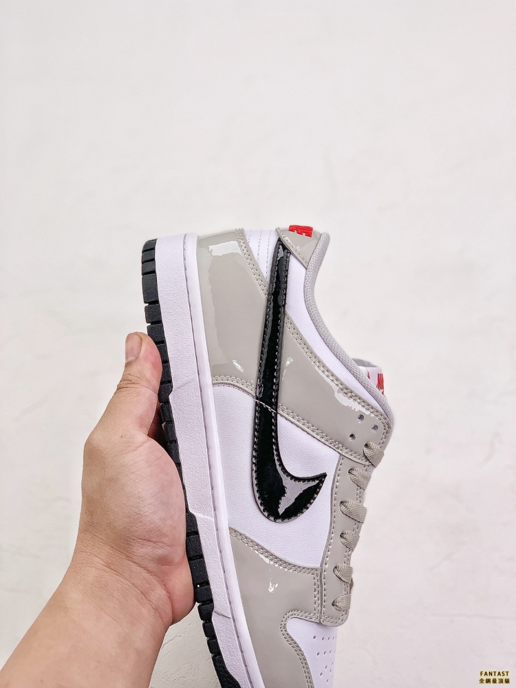 Nike Dunk Low 「Light lron Ore」 漆皮白灰