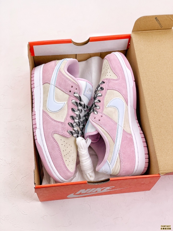 Nike Dunk Low 「Pink Suede」 粉藍配色